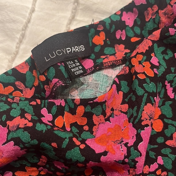 Floral Ruffle One Shoulder Top - Picture 5 of 5